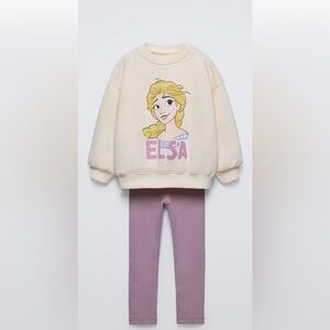 Zara Disney Frozen Elsa 2 piece set